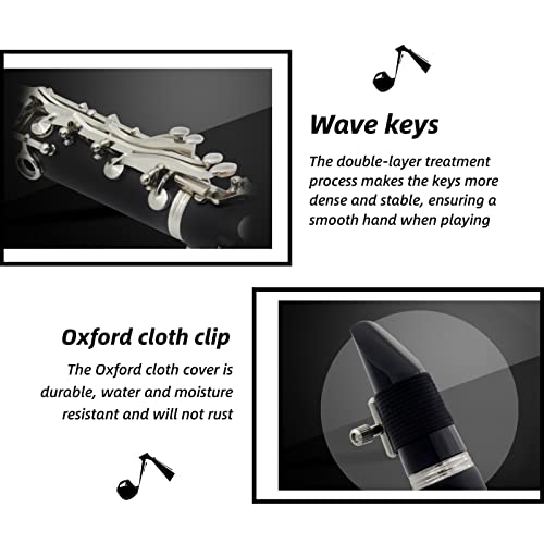 Jopwkuin Bb Tone Clarinet For Beginners, 17 Keys - Image 5