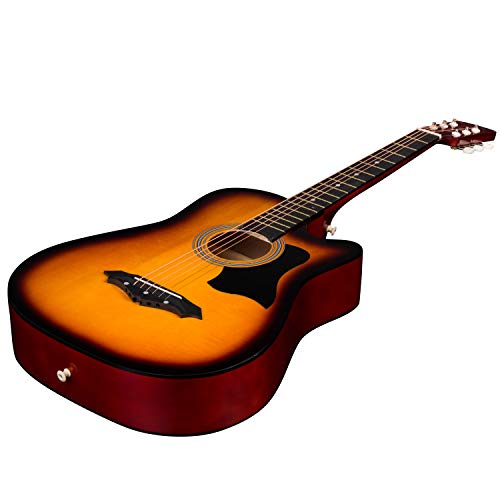 JOYMUSIC Beginner Acoustic Guitar Kit JG-38C, 3TS - Image 3
