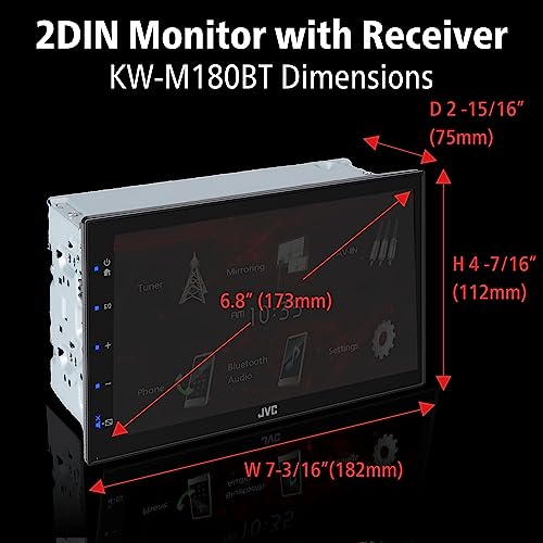 JVC Bluetooth Car Stereo Receiver With USB - Image 3