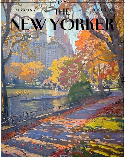 Retro Vintage New Yorker Magazine Cover Wall Art - Image 4