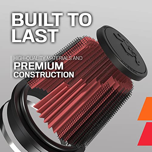 K&N 4-Inch Round Tapered Air Intake Filter - Image 5