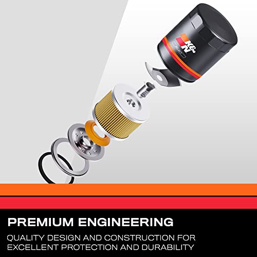 K&N Oil Filter: Protects Engine, Fits ACURA/HONDA/MITSUBISHI/NISSAN - Image 2