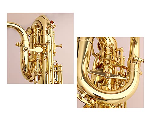 KAILINGBAIHUO Baritone Saxophone Lacquered Brass Instrument - Image 3