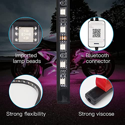 Kairiyard Motorcycle Underglow LED Light Kit, App Control - Image 5