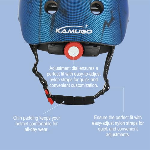 KAMUGO Kids Bike Helmet Set With Protective Gear - Image 5