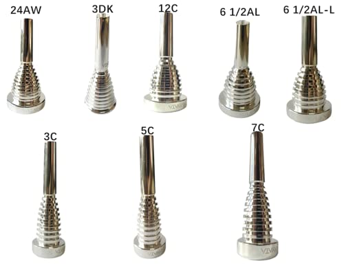 KAYATA 6 1/2AL Silver Plated Trombone Mouthpiece - Image 4