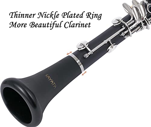 KAYATA Beginner Bb Clarinet With Case & Kit - Image 4