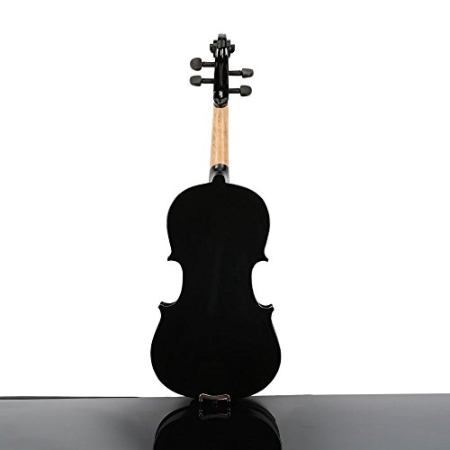 Kcelarec 3/4 Black Solid Wood Acoustic Violin - Image 5