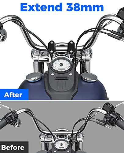 KEMIMOTO 1 Inch Motorcycle Aluminum Handlebar Risers - Image 5