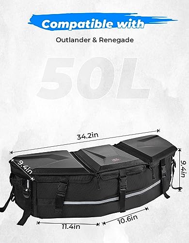 KEMIMOTO ATV Cargo Bag 50L Toolbox Trunk - Image 5