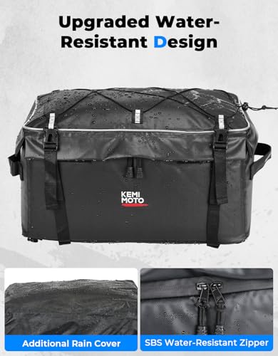 KEMIMOTO ATV Storage Bag, 900D Water-Resistant Gear Bag - Image 3