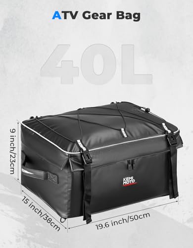 KEMIMOTO ATV Storage Bag, 900D Water-Resistant Gear Bag - Image 4