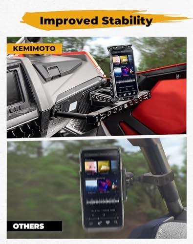 KEMIMOTO Electronic Device Holder For Polaris RZR - Image 3