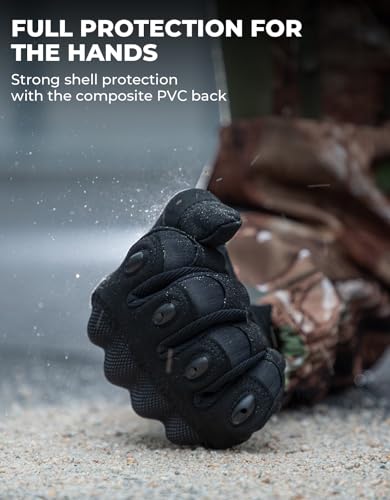 KEMIMOTO Tactical Touchscreen Motorcycle Gloves With Hard Shell - Image 2