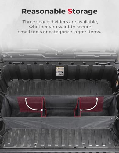 KEMIMOTO UTV Cargo Net Rear Bed Organizer - Image 4