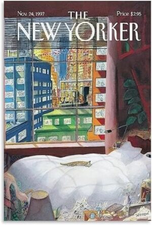 KERAXL The New Yorker Magazine Poster