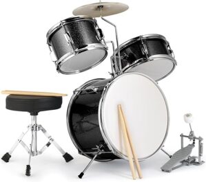 Ktaxon Kids Drum Set, 3-Piece Junior Kit