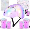 Unicorn Catcher Kids Helmet With Unicorn Stickers Set