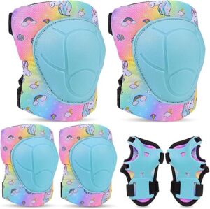 FIODAY Kids Protective Gear Set With Knee Pads
