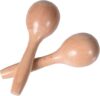 DOMG Kids Wooden Maracas Shaker Instrument