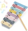 WoodenEdu Kids Xylophone Musical Toy With Mallets