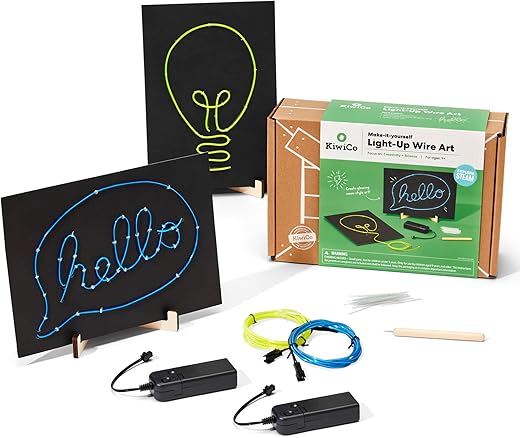 KiwiCo KiwiCo Light-Up Wire Art Kit By Author's Name