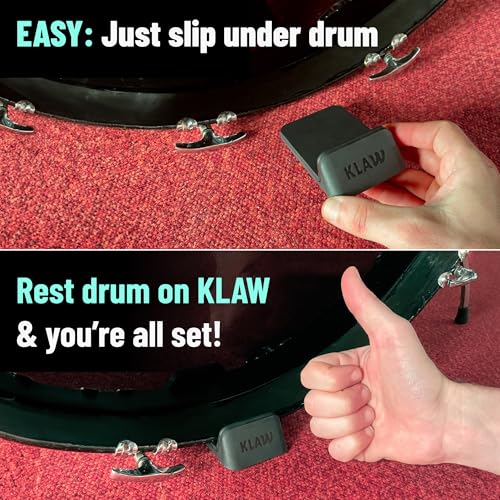 KLAW Bass Drum Rug Anchor - Stops Creep - Image 4