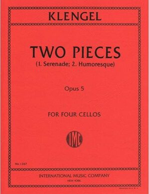 Klengel – Two Pieces Op 5: Four Cellos