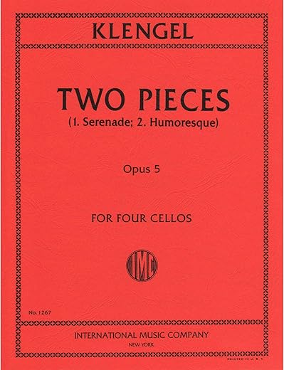 Klengel - Two Pieces Op 5: Four Cellos