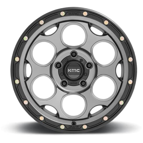 KMC Wheels Dirty Harry 17x8.5 Gray Wheel Rim KM54178568900 - Image 5