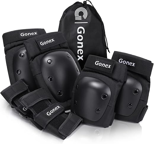 Gonex Knee Elbow Wrist Pads Protective Set