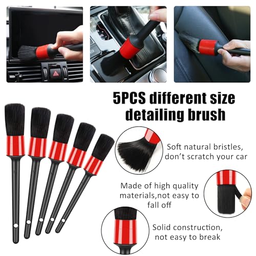 KOFANI Car Detailing Kit, 18Pcs Cleaning Brushes - Image 4