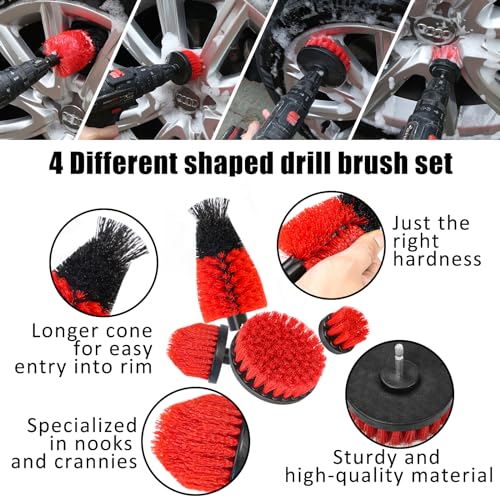 KOFANI Car Detailing Kit, 18Pcs Cleaning Brushes - Image 2