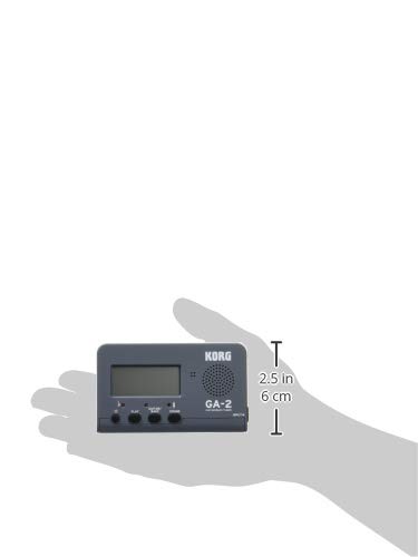 Korg GA-2 Handheld Chromatic Tuner Silver - Image 3