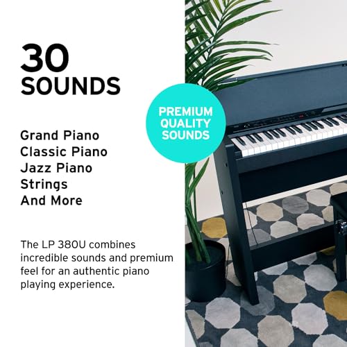Korg LP-380U Digital Home Piano with Stand - Image 2
