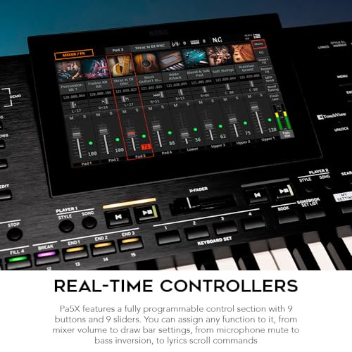 Korg Pa5X Professional Arranger Bundle, 7 Items - Image 3