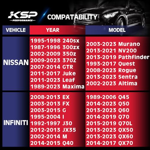 KSP PERFORMANCE Wheel Spacers For 350Z 370Z G35 G37 - Image 3
