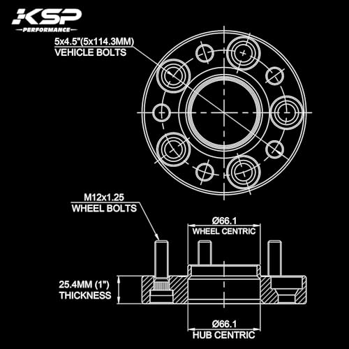 KSP PERFORMANCE Wheel Spacers For 350Z 370Z G35 G37 - Image 2