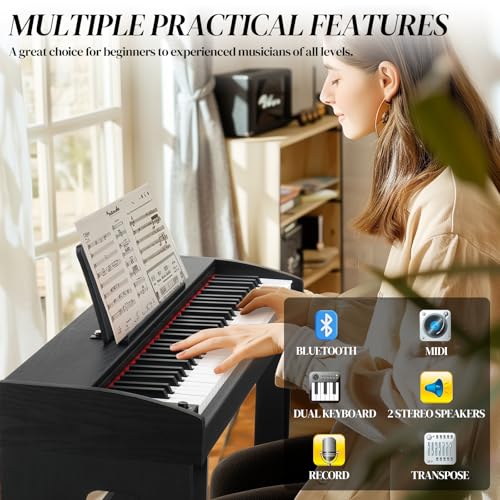 Ktaxon 61 Key Semi-weighted Electric Piano With Accessories - Image 3