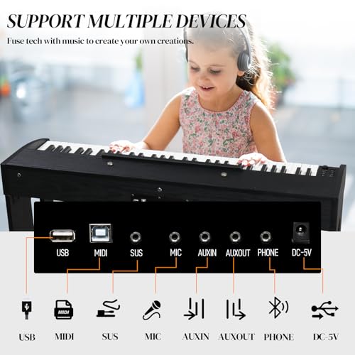 Ktaxon 61 Key Semi-weighted Electric Piano With Accessories - Image 4