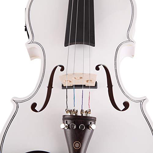 Ktaxon Acoustic Electric Violin, 4/4 With EQ Preamp - Image 4