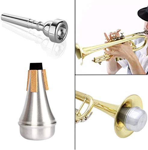 Kuylive Trumpet Mouthpiece Set With Mute Silencer - Image 2
