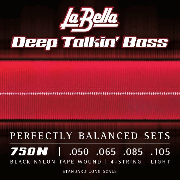 La Bella Deep Talkin' Black Nylon Bass Strings 50-105 - Image 2
