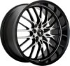 KÖNIG Lace Black Wheel Machined Face 16×7″/5x100mm