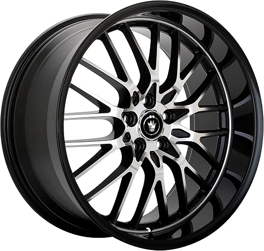 KÖNIG Lace Black Wheel Machined Face (17x7"/5x100mm)