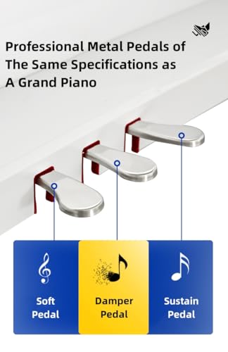 LANDTOM Upright 88-Key Hammer MIDI Piano - Image 5