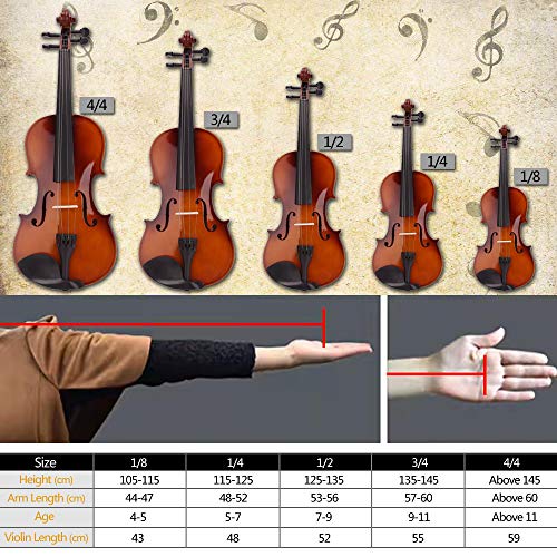 lapday Sky Blue Handmade Student Violin Set - Image 3