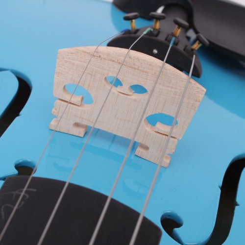 lapday Sky Blue Handmade Student Violin Set - Image 5