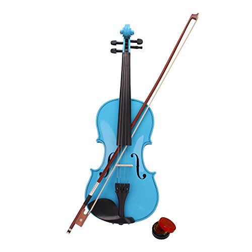 lapday Sky Blue Handmade Student Violin Set - Image 2