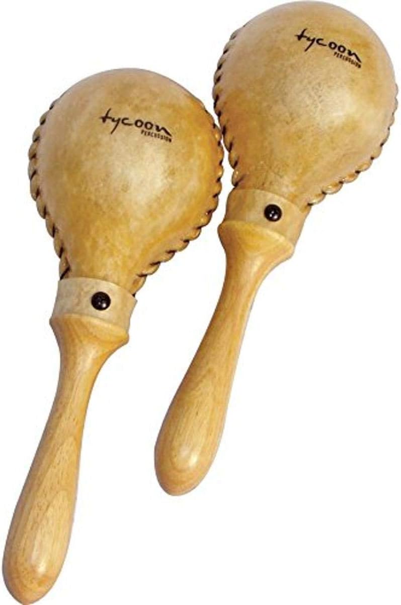 Tycoon Percussion Large Round Cowskin Maracas